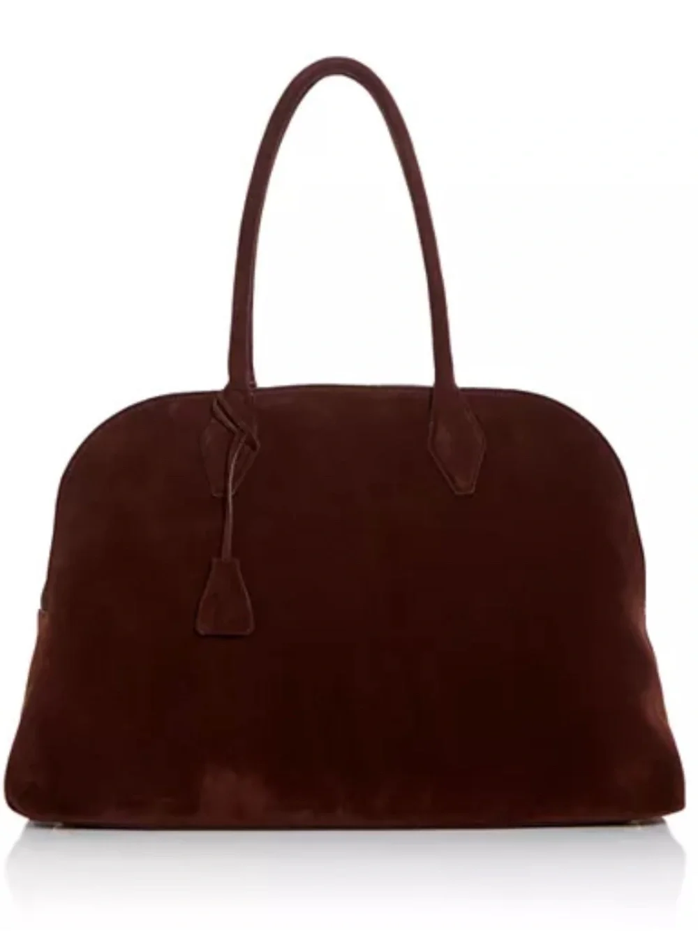 Reformation Oversized Seraphina Tote bag espresso suede NWT - Picture 3 of 10